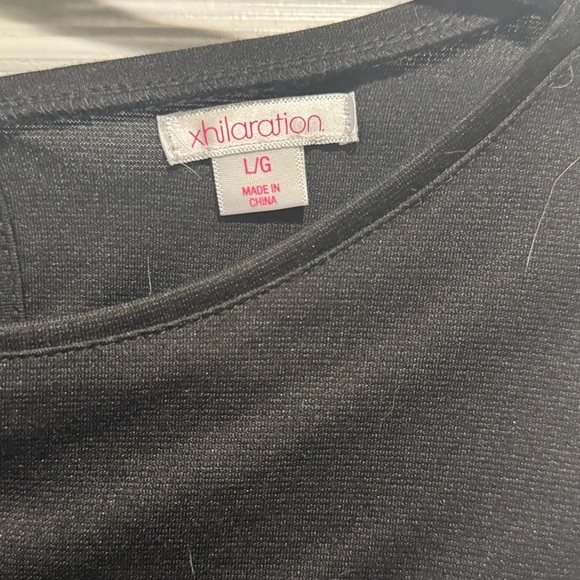 Xhilaration Black High-Low Chiffon Dress | Size L - Picture 2 of 3